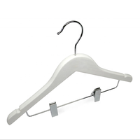 Cintre de robe de mariée personnalisé en bois blanc de haute qualité cintres blancs en bois personnalisés pour boutique cintre en bois massif