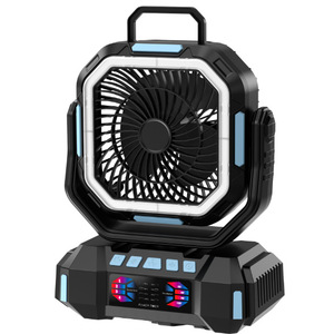 With LED Powerbank Rechargeable <b>Fan</b> 40000mAh Portable <b>Fan</b> Camping Outdoor Table ventiladores recargables ventilador recargable - Product Image 1