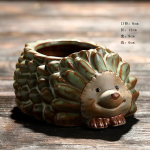 Mini plante succulente en <span class=keywords><strong>pot</strong></span> mignon avec des pots d'animaux en céramique pour la décoration intérieure et la décoration de bureau - Product Image 4