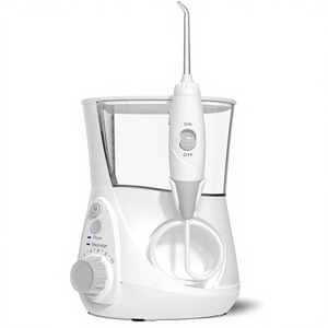 Water <strong>Flosser</strong> Teeth Cleaning Gums Braces <strong>Dental</strong> Care <strong>Electric</strong> 10 Pressure Settings 7 Tips 360+ Compact - Product Image 1