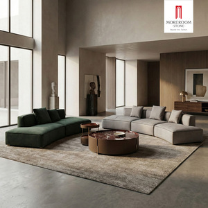 <strong>U</strong> Shaped Sectional Sofa Modern <strong>Living</strong> Room Sets Large Oversized Deep Sofa Velvet Modular Couch - Product Image 6
