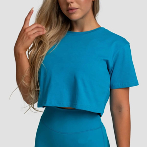 Top Corto Deportivo para Mujer, Transpirable, de Secado Rápido, Ligero, de Primera Calidad, Informal, de Spandex/Nailon, con Hombros Caídos, para Actividades al Aire Libre - Product Image 6