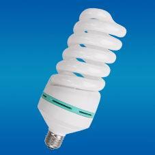 หลอดไฟประหยัดพลังงาน CFL แบบเกลียวเต็มรูปแบบ E27 2700K สีขาวนวลอุ่นอายุการใช้งาน8,000ชั่วโมงประสิทธิภาพ80ลูเมนต่อวัตต์ CRI 80ไฟฟ้ากระแสสลับ220โวลต์ฐานพลาสติก - Product Image 3