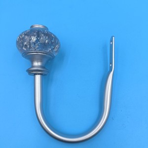 <b>Curtain</b> <b>Hooks</b> U Shape Silver White Resin Wood Durable Traditional Style 45 Cm For All <b>Curtains</b> Wall Hanging - Product Image 3