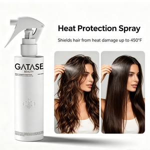Crème de protection thermique au collagène et au miel végétal |   Protecteur thermique nourrissant pour cheveux jusqu'à 450°F |   Formule 2-en-1 |   Vente en gros OEM - Product Image 5