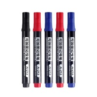 Marqueur permanent grande capacité personnalisé, encre indélébile, noir, rouge, bleu, marqueur logistique imperméable
