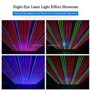 Luz de proyector de cabeza móvil de escaneo de barra de haz láser RGB de 8 ojos para DJ <span class=keywords><strong>Disco</strong></span> Stage - Product Image 6