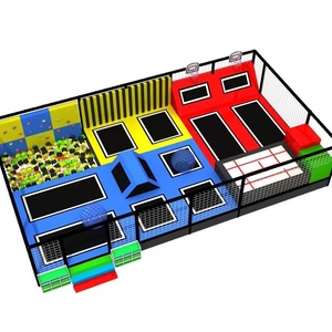 Mới thương mại trẻ em Trampoline nhà sản xuất không khí trẻ em trong nhà sân chơi Trampoline công viên để bán phiêu lưu Trampoline công viên - Product Image 1