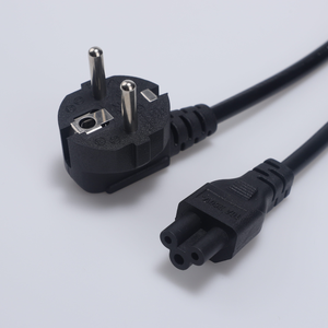 매화꽃 모양 꼬리 전원 케이블 16A 250V 프린터 헤어드라이어 노트북 유럽 표준 2핀 플러그 <span class=keywords><strong>AC</strong></span> 전원 코드 - Product Image 2