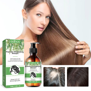 EELHOE rosmarino Shampoo professionale per la cura dei capelli pulizia profonda massaggio del cuoio capelluto idratante capelli morbidi densi funzione antiforfora - Product Image 2