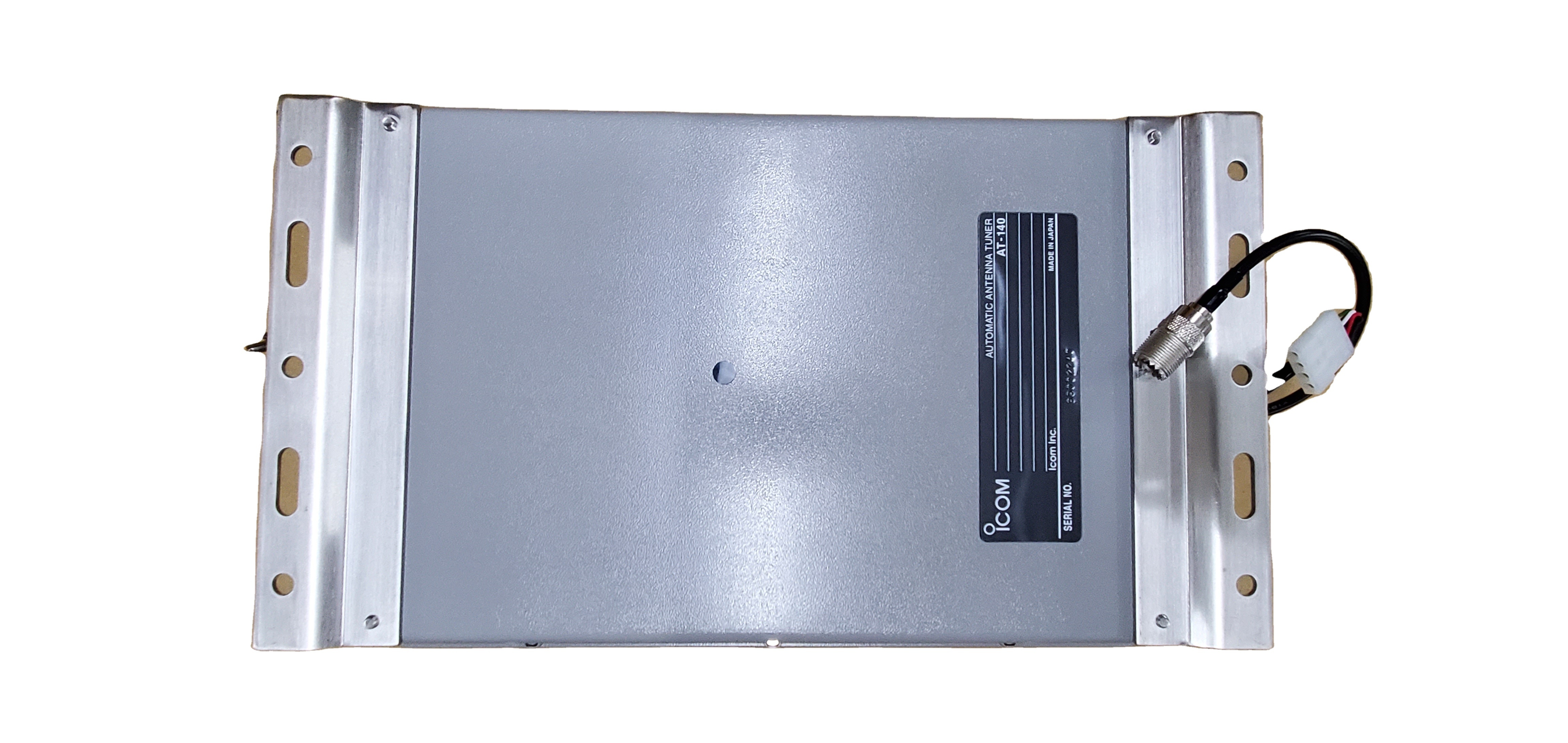 ICOM AT-140 アンテナチューナー 150W入力 黒 SO-239 接続器 2.5KG