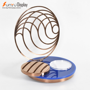 Centre commercial cosmétique magasin de détail soins de la peau affichage métal maquillage <span class=keywords><strong>comptoir</strong></span> présentoir étagère - Product Image 4