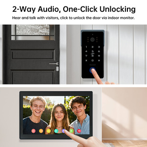 Système de visiophone intelligent avec caméra de sécurité Wifi Tuya App de 10,1 pouces, sonnette vidéo avec moniteur - Product Image 2