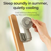 Mini ventilateur d'été portable et rechargeable par USB, petit ventilateur de refroidissement portable et à clipser