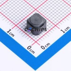 HX TS665WS 250gf Tactile Switch SMD,6x6mm Switch Single Pole Single Throw Round Button 2.5N Vertical Mount - Product Image 1