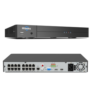 เครื่องบันทึกวิดีโอเครือข่าย16ช่อง8MP ความละเอียด4K P2p อัจฉริยะระบบ H.265 POE NVR รองรับ2 <span class=keywords><strong>SAT</strong></span> - Product Image 1