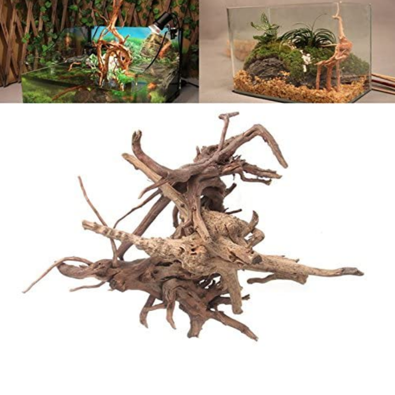EWE水槽用流木 天然スパイダーウッド 爬虫類ブランチ 水槽装飾