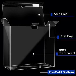 FX High Quality English Booster Pack Box Display Case TCG <b>Cards</b> Clear PET/PVC Lightweight Easy Fold No Closure - Product Image 4
