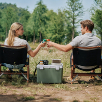 Glacière d'extérieur grande capacité avec isolation PP EPS, maintien au frais 48H, pour camping et pêche