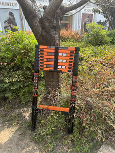 Échelle télescopique en acier au carbone de 5,1 m (16,7 pi) - Échelle pliante pour usage domestique, extérieur et construction - Vente directe d'usine - Product Image 6