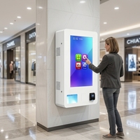 Distributeur automatique mural à écran tactile 32 pouces avec fonction SDK, distributeur de serviettes hygiéniques et mini distributeur de pièces de monnaie
