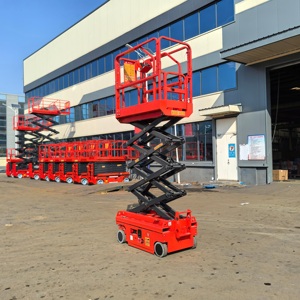 Plataforma Elevadora de Tijera Autopropulsada Pequeña, 4m de Altura, 100kg de Capacidad, Control Remoto - Product Image 5