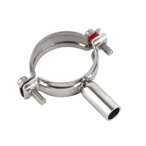 מזון כיתה סניטרית משושה צינור מחזיק עבור צינור נירוסטה 304 מהדק צינור קולב - Product Image 2