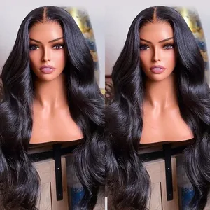 30 40 Inch Malaysia Body Wave 360 Lace Front Human Hair Wigs Loose Water Wavy Human Hair Lace Frontal Wig for Black Women