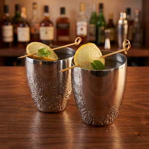 Verres à double paroi en acier inoxydable, design classique, pour adultes, parfaits pour les fêtes - Product Image 6