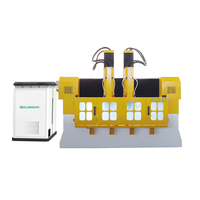 Máquina de Grabado de Piedra de 3 y 4 Ejes, Router CNC 1325 para Tallado de Granito, Mármol y Lápidas, para Esculturas
