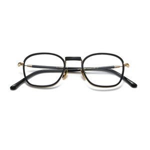 Monturas de Gafas Ópticas Personalizadas de Alta Calidad, Nuevas Monturas Retro Cuadradas de Titanio Puro para Hombre, Monturas de Gafas de Negocios OEM ODM - Product Image 1