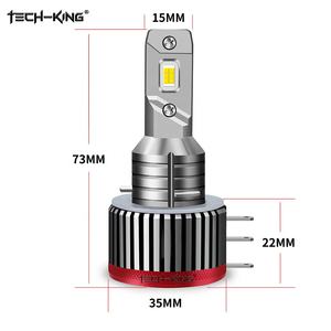 TECH-KING <span class=keywords><strong>Prix</strong></span> d'usine DRL Mini phare LED de haute qualité 36W 3800Lm Phare de <span class=keywords><strong>voiture</strong></span> Lampe H15 LED  <span class=keywords><strong>Voiture</strong></span>  <span class=keywords><strong>Ampoule</strong></span> H15 Universelle - Product Image 5