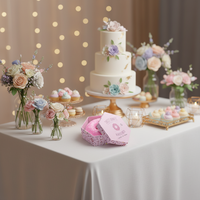 Boîtes d'emballage personnalisées de luxe écologiques en carton recyclé hexagonales ou carrées pour les faveurs de mariage et les fêtes d'anniversaire
