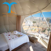 Tentes de camping à vendre Grande tente familiale de luxe 8-12 personnes Glamping Dome Tent Igloo Plastique à vendre Sauna extérieur 2 personnes