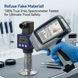 Sensor industrial para pasta viscosa y jarabe, con diafragma de limpieza Tri-Clamp de 1.5" y 2", sin obstrucciones - Product Image 4