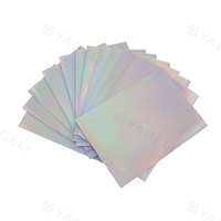 Protectores de tarjetas de impresión Premium personalizadas al por mayor fundas de tarjetas de comercio láser para tarjetas estándar