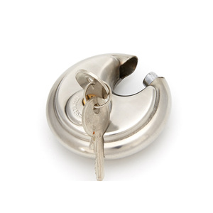 Safety Padlock 70mm Round Zinc Alloy Key Opening For <b>Door</b> Window Car Bag Hardware - Product Image 3