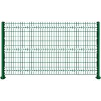 Clôture en treillis métallique 3D durable, galvanisée, pour la sécurité des jardins, des parcs et des espaces municipaux, personnalisable, écologique et moderne