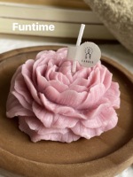 Duftkerze aus Sojawachs in Form einer Pfingstrose, florale Aromatherapie-Kerze für Hochzeiten, Heimdekoration, Muttertag, Valentinstagsgeschenk