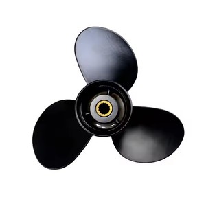 9.25x9 48-897750A11 <strong>Mercury</strong> 9.9-20HP 14Tooth Slide Key Marine Outboard Replacement Aluminum Propeller - Product Image 1
