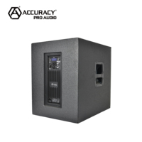 Subwoofer Activo de 15 Pulgadas con Amplificador Clase D AC35TD3-Bass de Accuracy Pro Audio, con Procesador de Señal Digital DSP