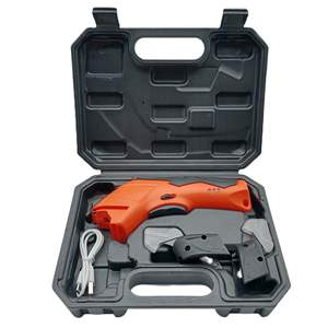 <span class=keywords><strong>Ciseaux</strong></span> Électriques Rechargeables <span class=keywords><strong>sans</strong></span> <span class=keywords><strong>Fil</strong></span> à Batterie, Outil de Coupe Double Lame <span class=keywords><strong>sans</strong></span> <span class=keywords><strong>Fil</strong></span> pour Tissu, Tapis, PVC et Cuir - Product Image 6