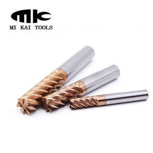 Cnc rắn <span class=keywords><strong>Carbide</strong></span> 6 Flutes độ chính xác cao 60hrc phay Cutter <span class=keywords><strong>End</strong></span> <span class=keywords><strong>Mills</strong></span> với lớp phủ OEM ODM mikai - Product Image 4