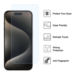 Hot Wholesale 9H Anti Scratch High Clear 033 Dust Free Tempered Glass <strong>Screen</strong> <strong>Protector</strong> For IPhone 16 Pro Max 12 13 14 15 Plus - Product Image 3