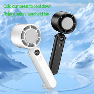 Ventiladores recargables de 2000mAh y ventilador de mano de refrigeración, ventilador <span class=keywords><strong>Turbo</strong></span> de refrigeración de aire portátil eléctrico de alta velocidad para exteriores - Product Image 3