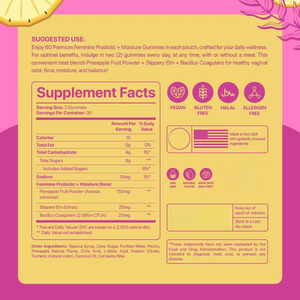 Les bonbons gommeux probiotiques pour adultes sont des bonbons gommeux probiotiques féminins contenant de l'extrait de poudre de fruit d'orme et d'ananas - Product Image 5