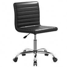 Nouveau design <span class=keywords><strong>de</strong></span> coiffeuse noire à dossier moyen, chaises <span class=keywords><strong>de</strong></span> <span class=keywords><strong>bar</strong></span> <span class=keywords><strong>de</strong></span> jeu pivotantes en cuir et <span class=keywords><strong>de</strong></span> bureau sans bras pour adultes et enfants - Product Image 3