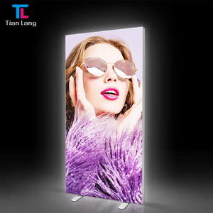 TianLang Rectángulo LED Retroiluminado Edge-Lit Display Equipo de feria comercial de pie con caja de luz de tela de tensión para publicidad - Product Image 2