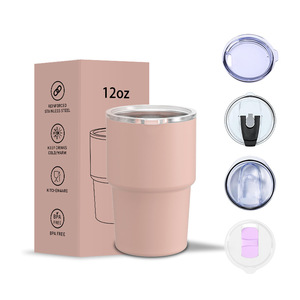12oz Stainless Steel Tumbler <b>Insulated</b> Travel <b>Mug</b> BPA Free Keep Cold Warm - Product Image 4