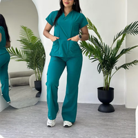 Ensemble de Blouse et Pantalon Médical Femme 2026 – Confort Optimal, Coupe Slim Évasée, Qualité Supérieure, Personnalisable – Idéal Hôpital, Dentiste, Salon – Vente en Gros
